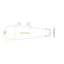 Charger l'image dans la galerie, <tc>Wishbone Aeron Carbone "Wide Tail"
</tc>