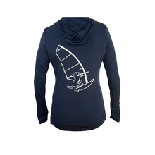 Load image into Gallery viewer, ODYWIND WOMEN'S HOODED LONG SLEEVE SUN SHIRT