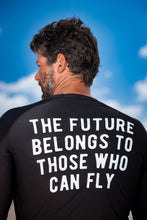 Load image into Gallery viewer, Future Fly Long Sleeve Rash Guard Black
