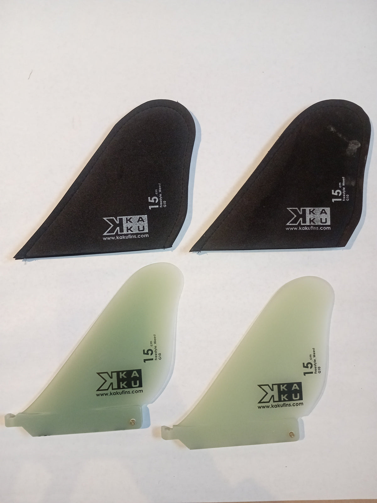 KAKU FIN BUNDLE (2x15cm, 2x12cm) US BOX FREESTYLE - USED