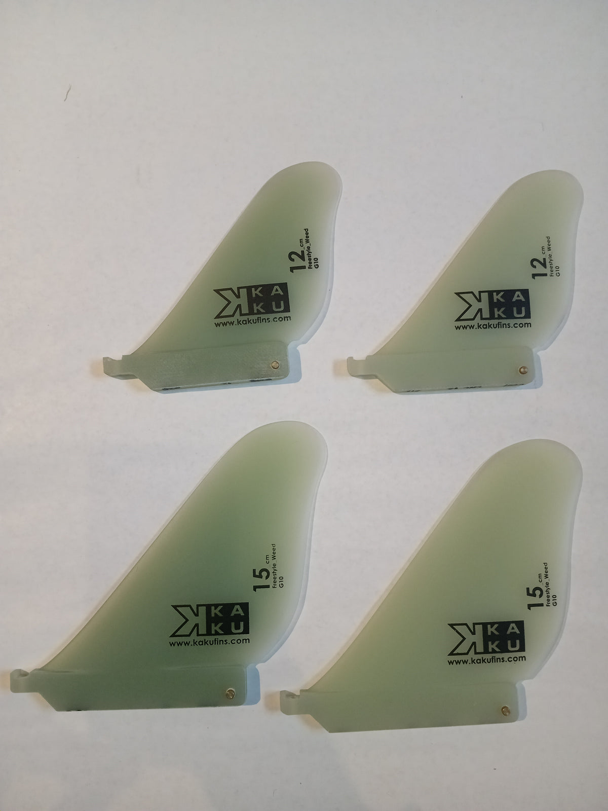 KAKU FIN BUNDLE (2x15cm, 2x12cm) US BOX FREESTYLE - USED