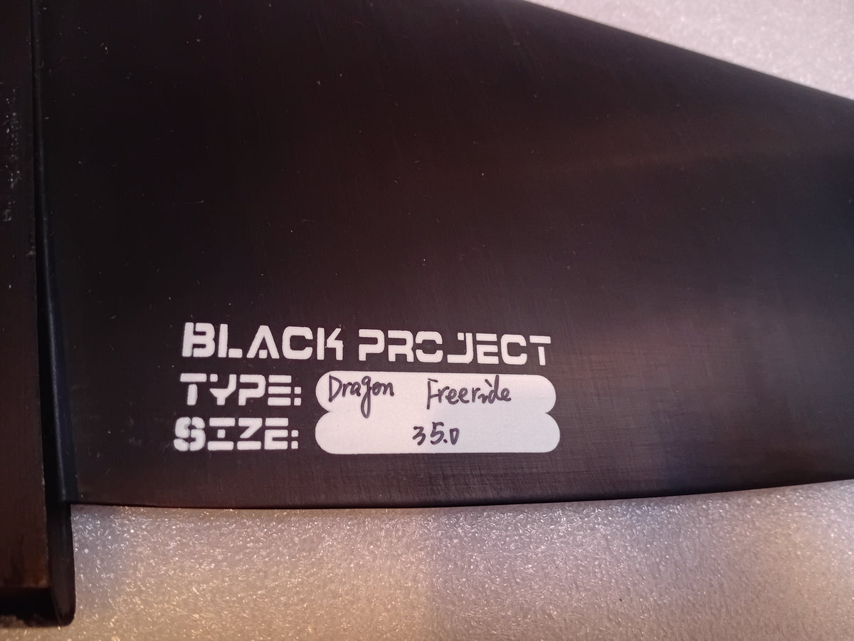 BLACK PROJECT DRAGON FREERIDE FIN 35 TUTTLE - DEMO