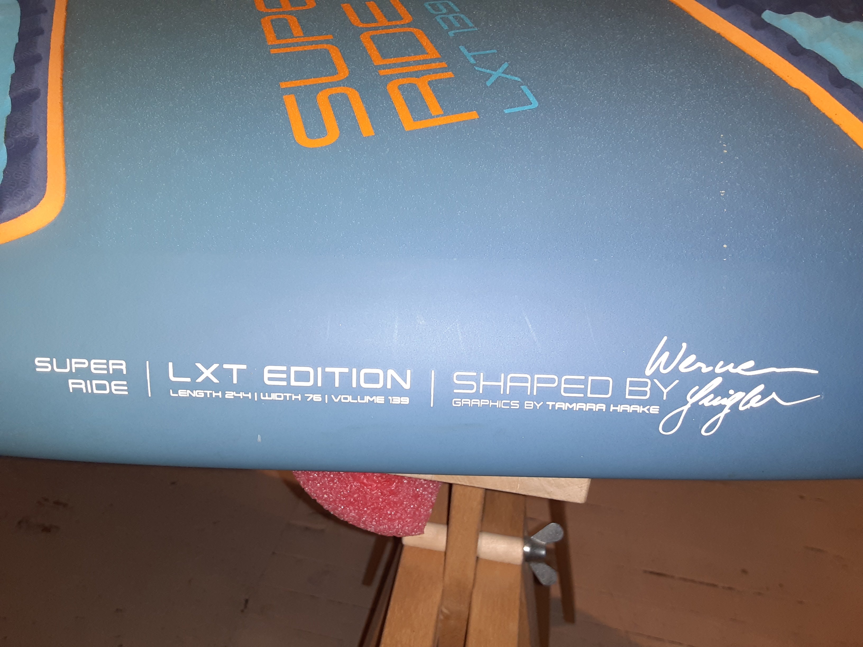JP AUSTRALIA SUPER RIDE LXT 139L BOARD - USED