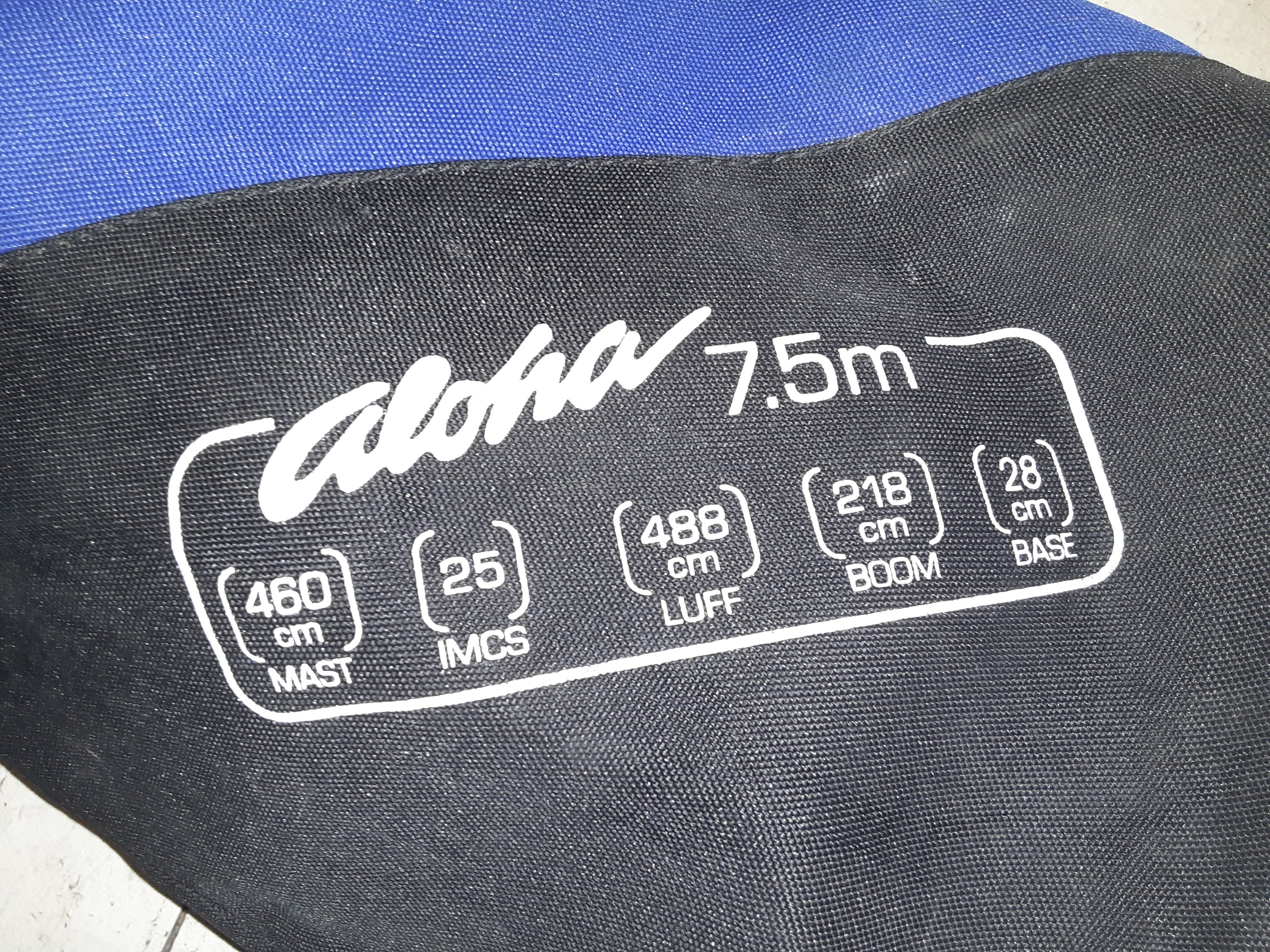 MAUI SAILS ALOHA 2006 7.5 SAIL - USED