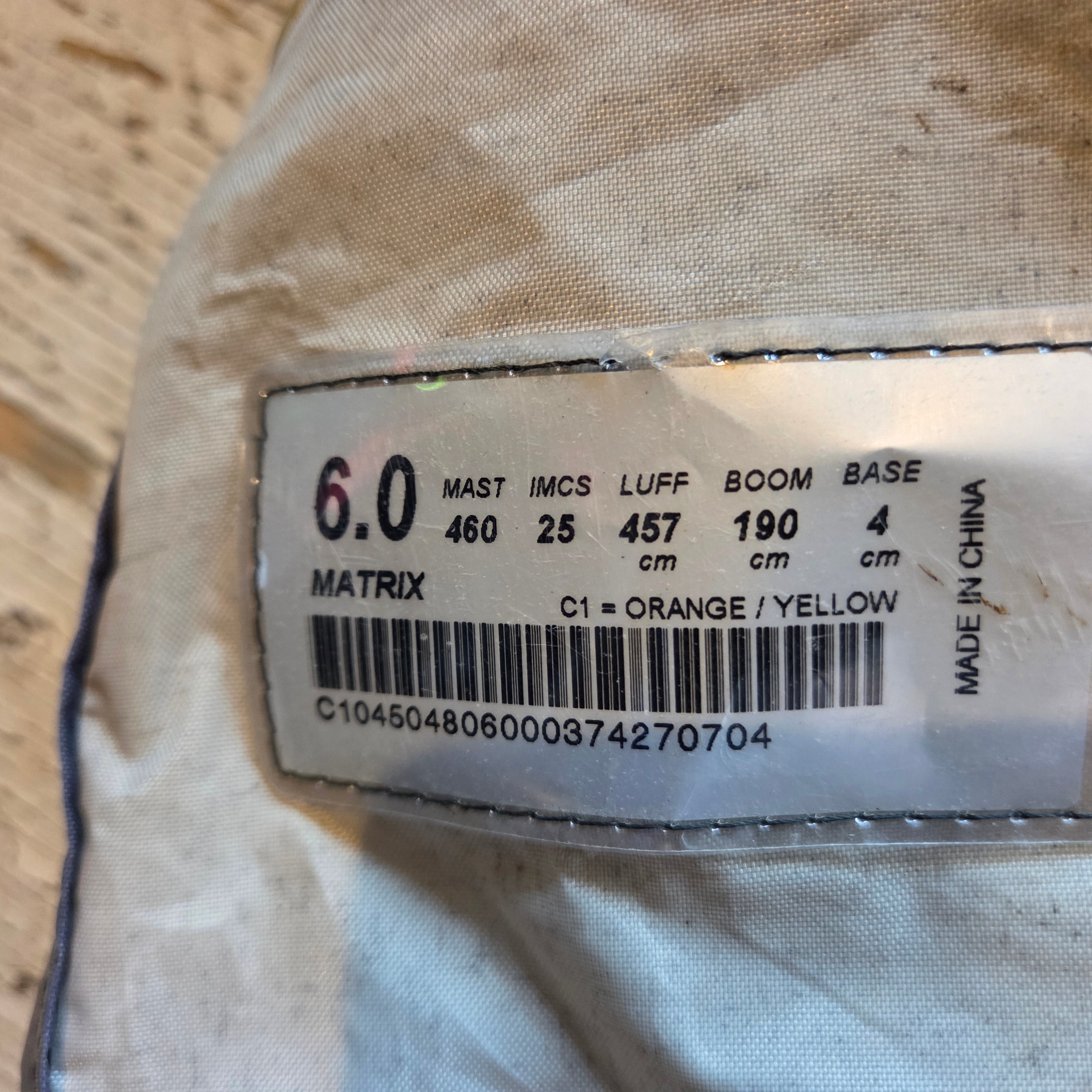 GAASTRA MATRIX 6.0 SAIL - USED