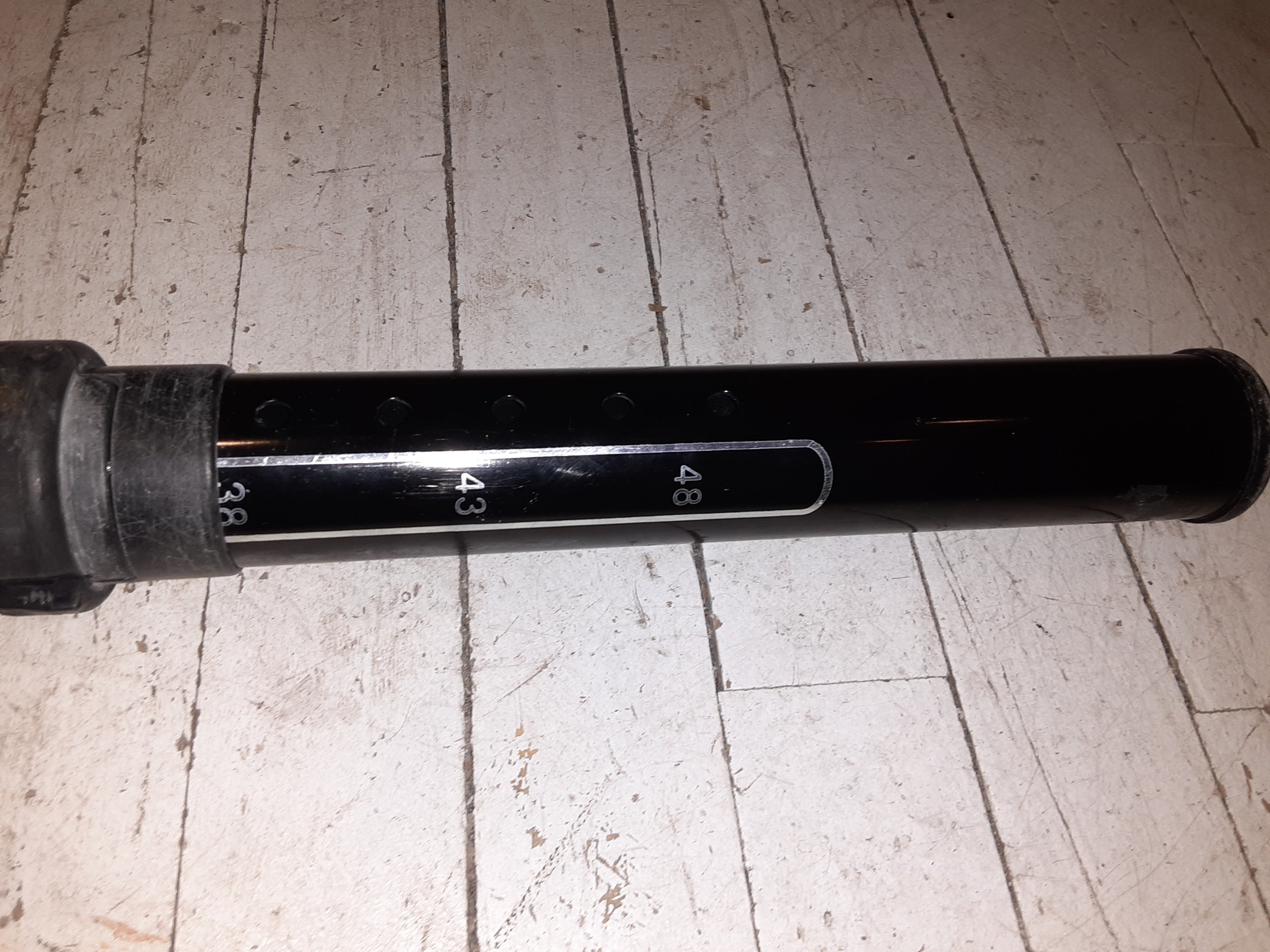 HAWAIIAN PROLINE SDM 48 ALU MAST EXTENSION AND PUSH PIN BASE COMBO - USED