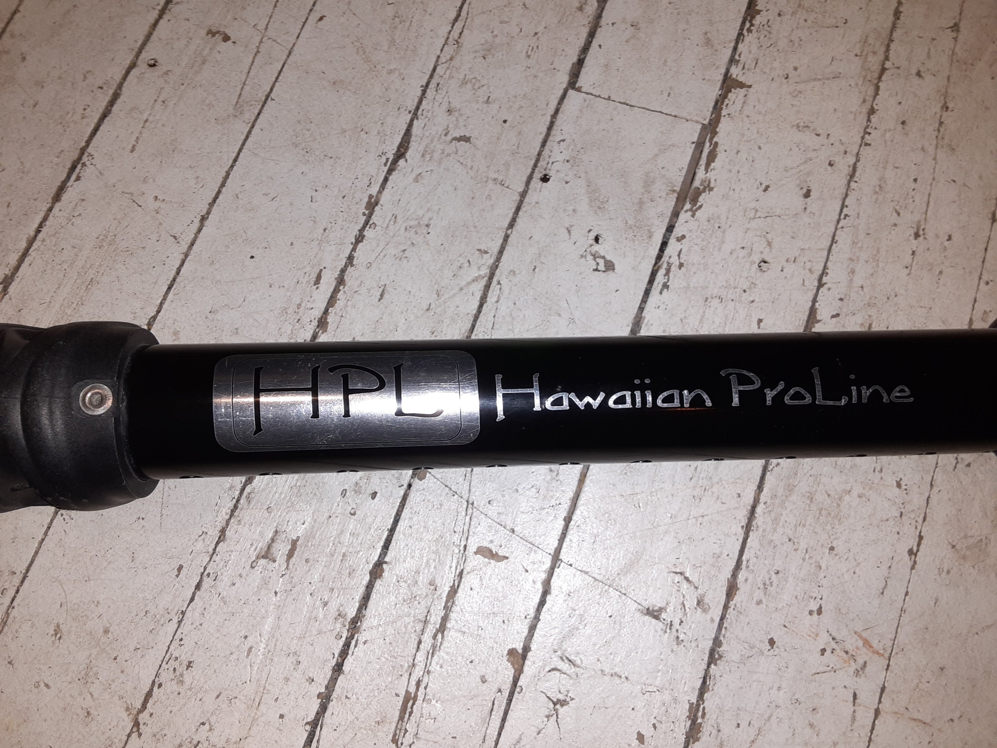 HAWAIIAN PROLINE SDM 48 ALU MAST EXTENSION AND PUSH PIN BASE COMBO - USED