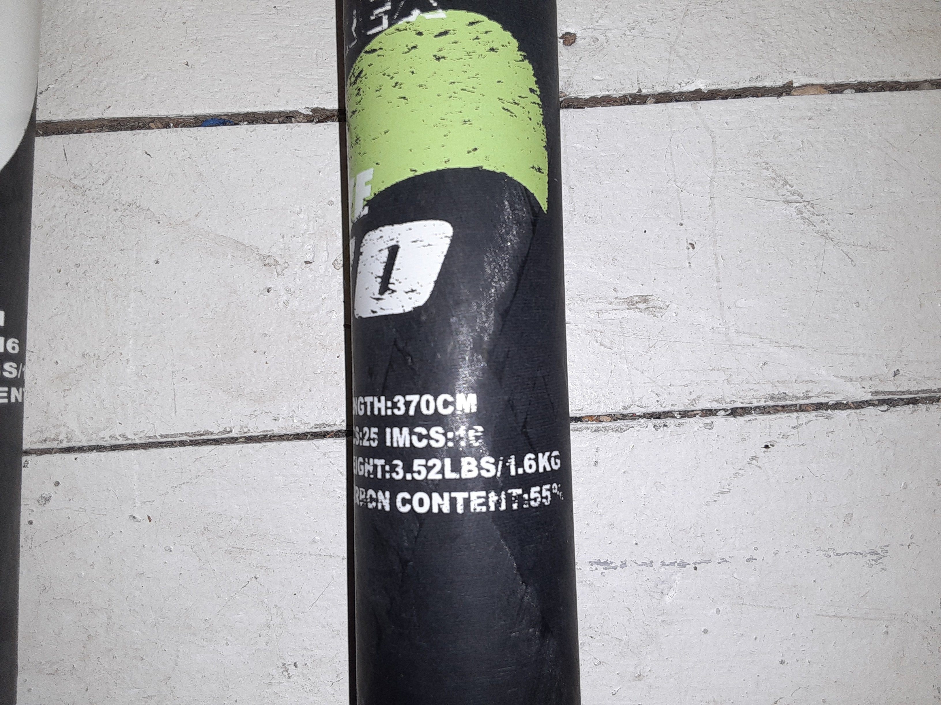 POWEREX 55% CARBON Z-WAVE 370 SDM MAST - USED
