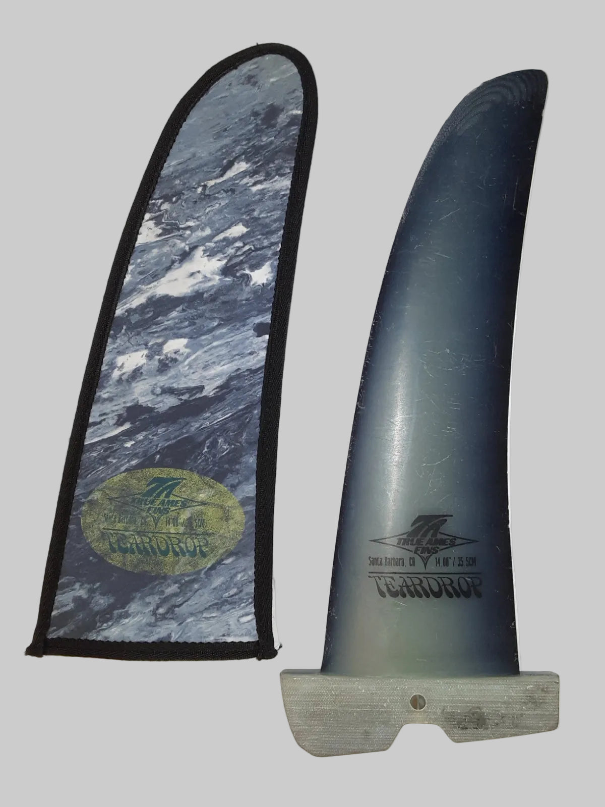 TRUE AMES TEARDROP 35.5cm POWER BOX FIN - USED
