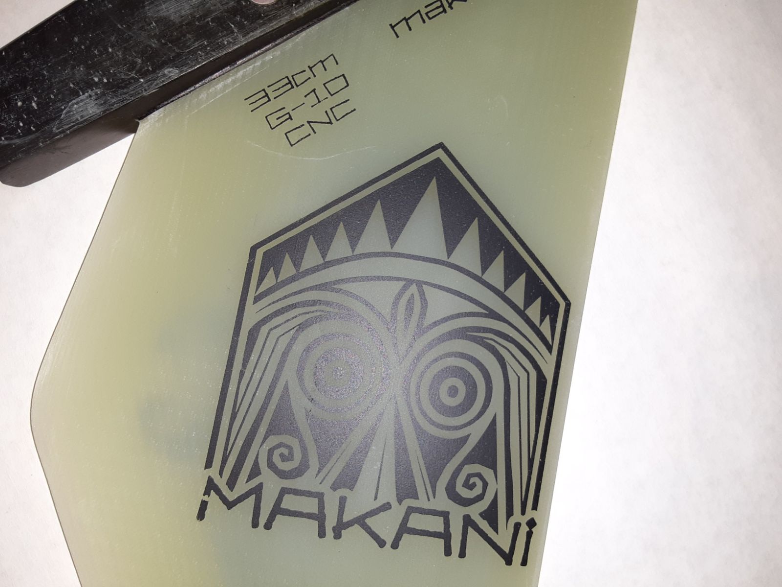 MAKANI HAHALA G10 FREERACE WEED FIN 33cm POWER BOX FIN - USED