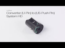 Charger et lire la vidéo dans la visionneuse de la Galerie, Converter (U-Pin) to (US-Push Pin) System HD
